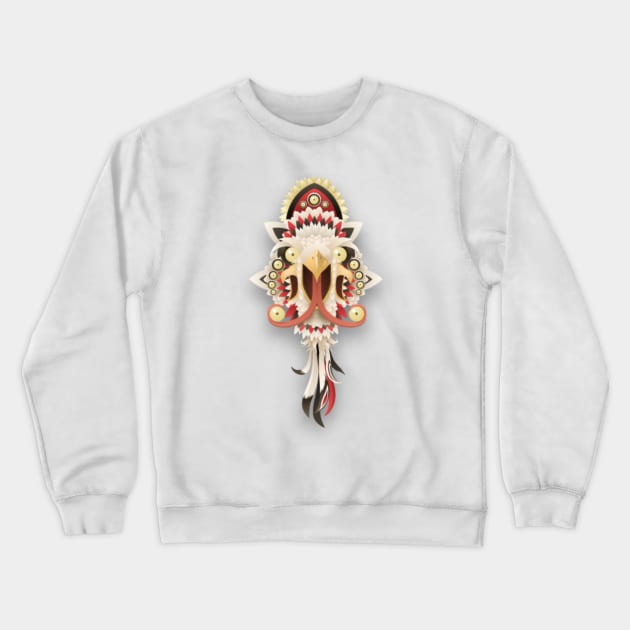 Giant Cosma Glitch Crewneck Sweatshirt by Yaelledark